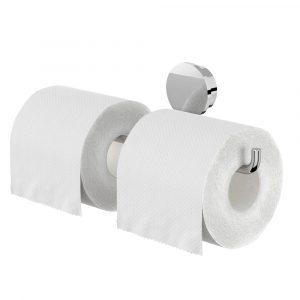 Toilet roll holder double Chrome (917218-02)