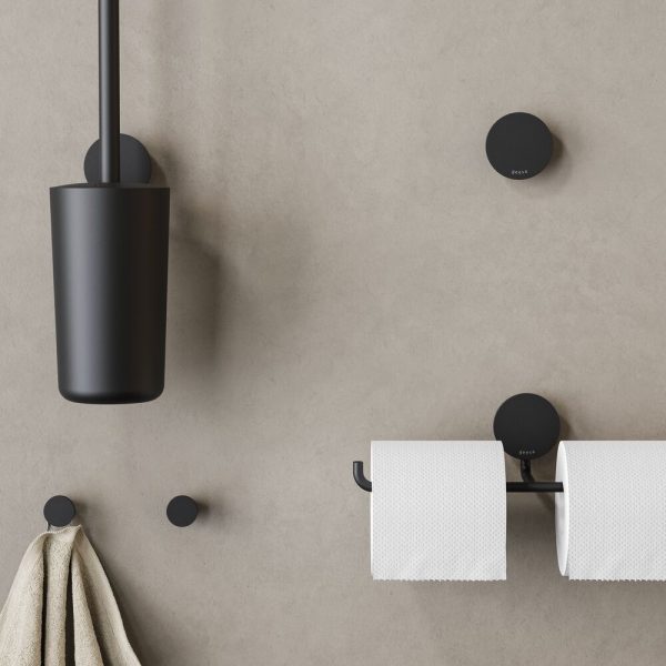 Toilet roll holder double Black (917218-06) - Image 3