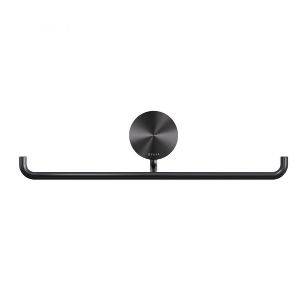 Toilet roll holder double Brushed metal black (917218-09) - Image 2