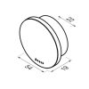 Towel hook large Chrome (917245-02-ABS) - Image 3