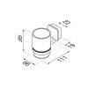 Glass holder with glass Black (917902-06-A) - Image 6
