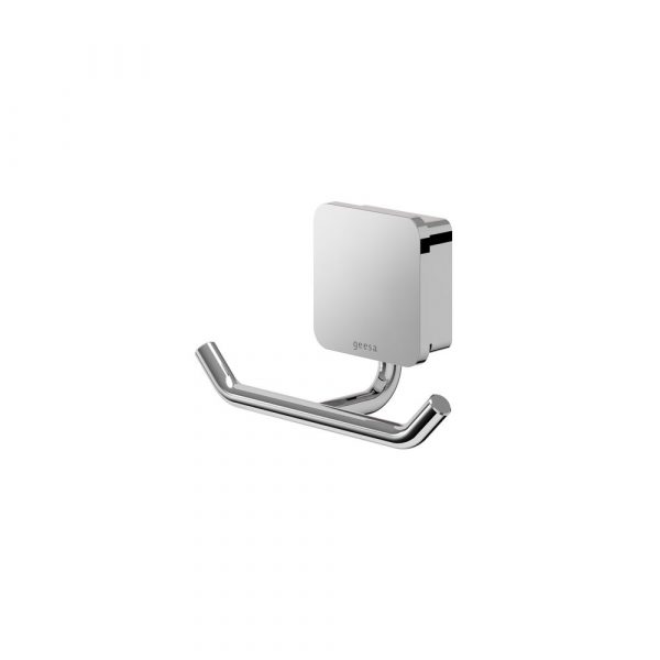 Towel hook double Chrome (917915-02-A)