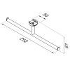 Toilet roll holder without cover double Black (918212-06) - Image 4