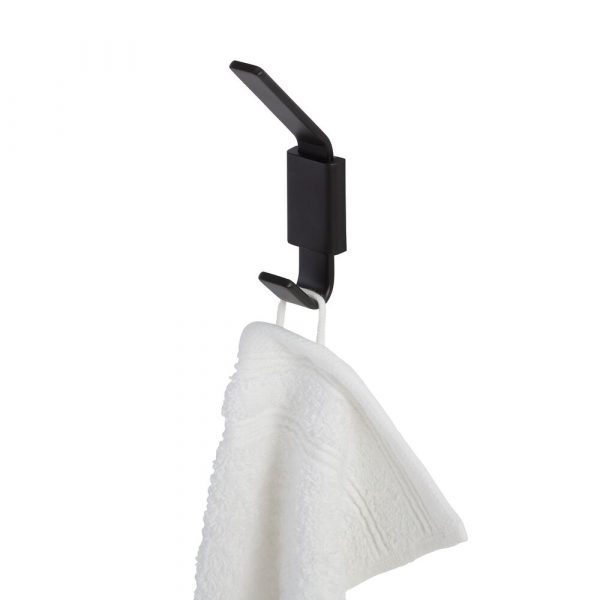 Towel hook double Black (918415-06) - Image 2