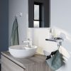 Soap dispenser 200 ml with shelf and towel hook White / Chrome (918816-02) - Image 4
