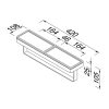 Towel rail with shelf 40 cm Black / Chrome (918853-02-06-420) - Image 5
