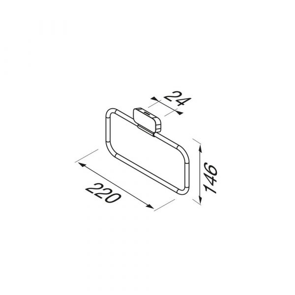 Towel ring Chrome (919904-02) - Image 4