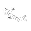 Grab rail 30 cm Brushed stainless steel (919906-05) - Image 4