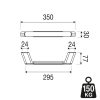 Grab rail 30 cm Brushed stainless steel (919906-05) - Image 5