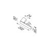 Toilet roll holder without cover with diamond pattern Chrome (right-handed) (919909-02-R-91) - Image 5