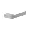 Toilet roll holder without cover with diagonal stripe pattern Chrome (right-handed) (919909-02-R-94) - Image 2