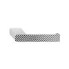 Toilet roll holder without cover with diagonal stripe pattern Chrome (right-handed) (919909-02-R-94) - Image 3