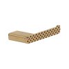 Toilet roll holder without cover with diamond pattern Brushed gold (right-handed) (919909-07-R-91) - Image 2