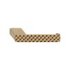 Toilet roll holder without cover with diamond pattern Brushed gold (right-handed) (919909-07-R-91) - Image 3