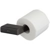 Toilet roll holder without cover Brushed metal black (right-handed) (919909-09-R)