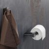 Toilet roll holder without cover Brushed metal black (right-handed) (919909-09-R) - Image 3