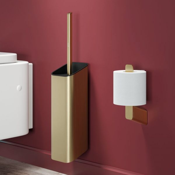 Spare toilet roll holder Brushed gold (919912-07) - Image 3