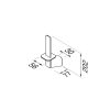 Spare toilet roll holder Brushed gold (919912-07) - Image 4