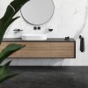 Soap dispenser 200 ml Black with frosted glass (919916-06) - Image 2