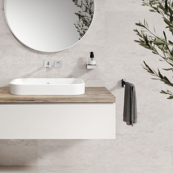Soap dispenser 200 ml Chrome with frosted glass (919917-02) - Image 2