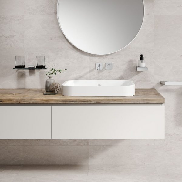Soap dispenser 200 ml Chrome with frosted glass (919917-02) - Image 4