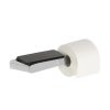 Toilet roll holder without cover with shelf Chrome (919924-02)