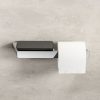 Toilet roll holder without cover with shelf Chrome (919924-02) - Image 5