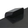Toilet roll holder double Black with shelf in matt black marble effect (919948-06-M6) - Image 4