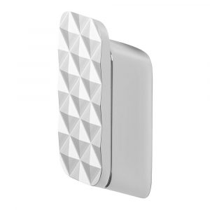 Towel hook medium with diamond pattern Chrome (919967-02-91)