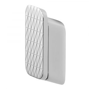 Towel hook medium with triangle pattern Chrome (919967-02-92)
