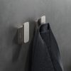 Towel hook medium with triangle pattern Brushed stainless steel (919967-05-92) - Image 3