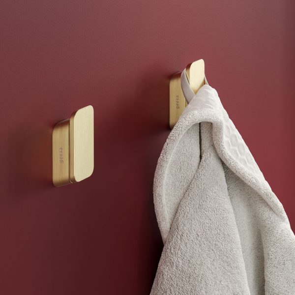 Towel hook medium Brushed gold (919967-07) - Image 3