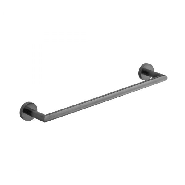 SPA Brushed Black Towel Rail 450mm (18") (IND-SPA184-45-BLK)