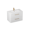 Camberwell 800cm Unit Frosted White (C80DDW)