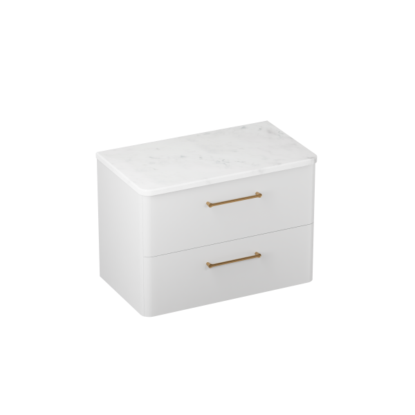 Camberwell 800cm Unit Frosted White (C80DDW) - Image 5