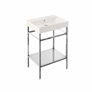 Frame stand for 600 basin -polished stainless steel (FRAME101)