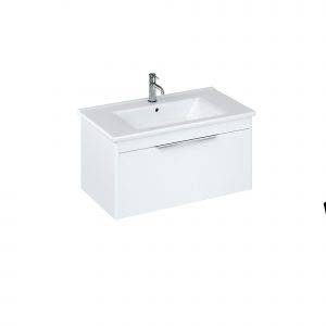Shoreditch 85cm single drawer Matt White (S85SDW)