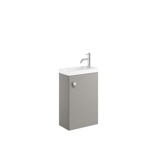 Alo Cloakroom Unit 400x220mm Storm Grey Matt (AL4000FSG)