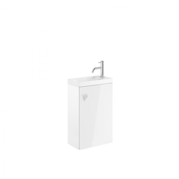 Alo Cloakroom Unit 400x220mm White Gloss (AL4000FWG)