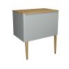 Artist Single Drawer Unit 800 Storm Grey (ART8000DSG) - Image 2