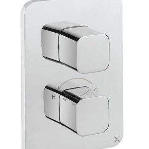 Crossbox Atoll/Glide II/Marvel 1 Outlet Trim & Levers Chrome (ATCB1000LBPC)