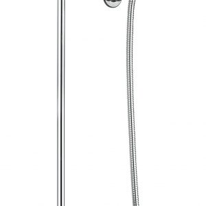 Eden 2 outlet exposed bar shower valve set with 6" head & flex. Kit (BEF2S+V16)