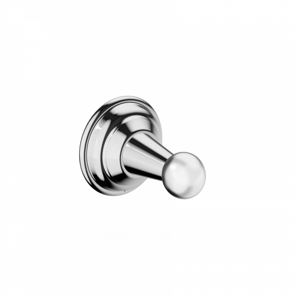 Belgravia Single Robe Hook Chrome (BL021C+)
