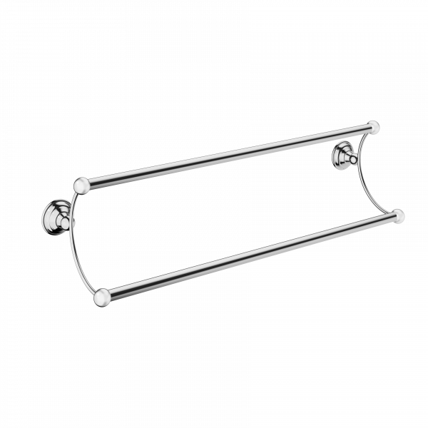 Belgravia Double Towel Rail 60cm Chrome (BL028C+)