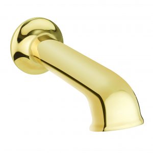 Belgravia Bath Spout Wall Mounted Unlacquered Brass (BL0370WQ)