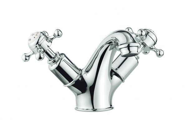 Belgravia Crosshead Luxury Mono Mixer no Waste Deck Mounted Chrome (BL110DNC)