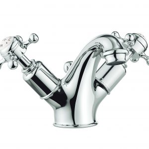 Belgravia Crosshead Luxury Mono Mixer with Waste Deck Mounted Chrome (BL110DPC)