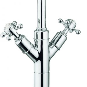Belgravia Wash Bowl Basin Mixer Deck Mounted Chrome (BL118DNC)