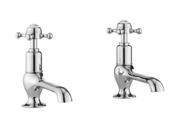 Belgravia Crosshead Long Nose Basin Tap No Waste Deck Mounted Chrome (BL140DNC)