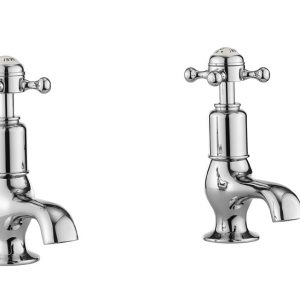 Belgravia Crosshead Cloakroom Basin Tap No Waste Deck Mounted Chrome (BL150DNC)